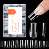 Modelones medium square nail tips full-cover extensions for seamless DIY nails