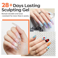 Modelones nail file included for prep and shaping nails.