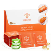 Modelones remover wraps in a foil packet for quick gel removal