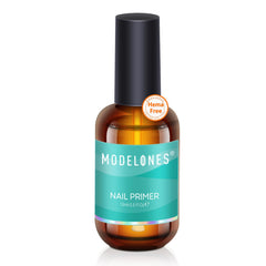 Modelones Nail Primer 15ml bottle—acid-free base for strong adhesion.