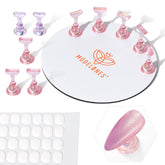 Modelones nail stand base for organized practice and display.