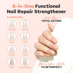 Modelones Nail Strengthener Application Layer: smooth, even finish for daily use.