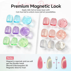 Modelones neon jelly colors provide sheer bases for customizable, layered nail art.