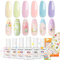 Modelones Pastel Gel rosa suave para manicura elegante y duradera