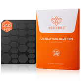 Modelones pegatinas adhesivas para uñas 240 piezas, estilo rápido
