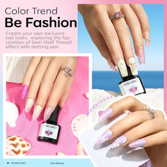 Modelones Pearl Gel duradero con acabado brillante para 28 días