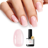 Modelones Pink Gel Nail Polish Jelly Nude for natural-looking nails