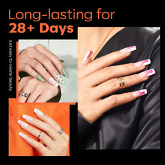 Modelones pre-shaped soft gel tips with half-matte texture for better adhesion