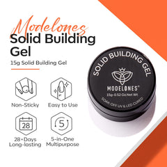 Modelones solid builder gel for nail extensions with durable hold