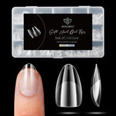 Modelones tips de uñas, caja de 510 piezas para extensiones rápidas en casa.