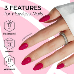 Modelones tiras adhesivas jelly para fijar uñas fácilmente