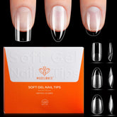 Modelones uñas almendra corta, enfoque limpio para un look diario y duradero.