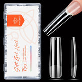 Modelones uñas extensiones cuadradas XXL para alargar y cubrir de forma natural