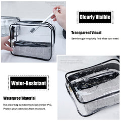 MODENGKONGJIAN clear PVC material closeup highlights see-through design for quick checks