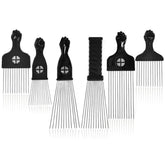 MODSIGHT 6-pack curly afro hair picks display for quick detangling and styling