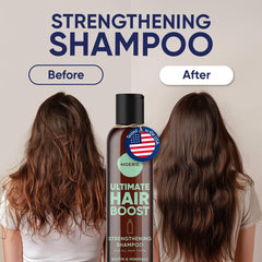 Moerie Hair Growth Shampoo foam and lather ready for gentle cleansing.