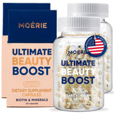 Moerie hair growth supplements bottle for daily hair support