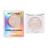Moira Chroma Light Shadow Fairy Dust swatches reveal vibrant, buildable color.