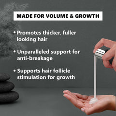 Mokita Naturals Hair Shampoo foamy lather demonstrates deep cleansing.