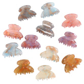Pinzas Claw de Molans con brillos para peinados elegantes.