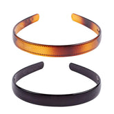 Mollensiuer headband black front view for everyday styling and comfortable wear.