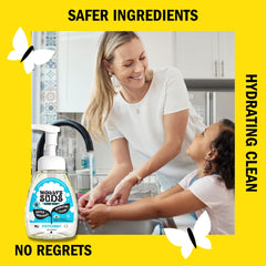 Molly's Suds Foaming Hand Soap pump enables easy dispensing.