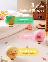 Momcozy duck-shaped bath bomb, playful bath time with soothing scents.
