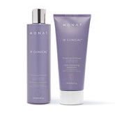 MONAT IR Clinical Thickening Shampoo bottle showcases volume-focused formula for fuller-looking strands.