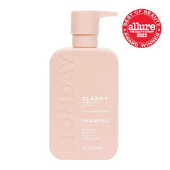 MONDAY Haircare CLARIFY ceramides bottle emphasizes protective barrier support.