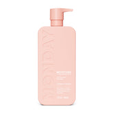 MONDAY MOISTURE en botella reciclable para hidratar cabello seco.
