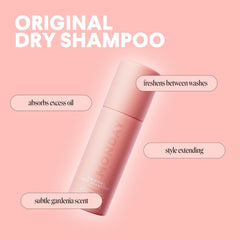 MONDAY HAIRCARE Original champú seco aplicación rápida para días sin lavar.