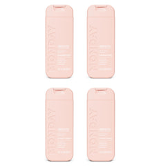 MONDAY Haircare Smooth champú, botella visible para cabello suave y control del encrespamiento.
