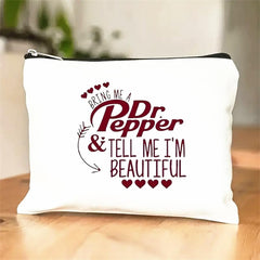 Graphic detail shows colorful Dr Pepper motif for a playful gift