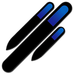 Mont Bleu three-sizes nail files for versatile grooming at home or travel.