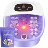 MoodRelish foot spa with heat, bubbles and jets for a relaxing soak.