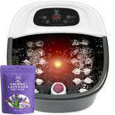 MoodRelish foot spa with heat and bubbles for soothing relief.