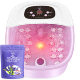 MoodRelish Foot Spa with heat and bubbles for a warm, relaxing soak at home.