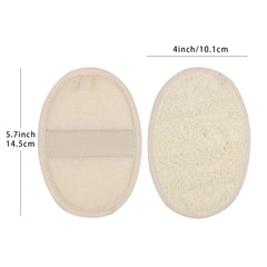 Conjunto de 10 láminas lufa Mooerca exfoliante para rostro y cuerpo.