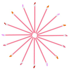 Mooerca soft bristle lip brush applicators for smooth lip makeup