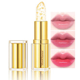 MooGlamor labial cambia color con lámina de oro dorado, efecto único para cualquier ocasión