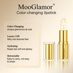 MooGlamor labial textura gel hidratante, labios suaves y confortables