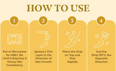 MOOM bikini area waxing with sugar wax for smooth results.