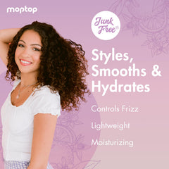 MopTop Curly Hair Gel Custard anti-frizz ligero para rizos definidos