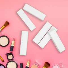 Flexible sponge core cushions the buffer to fit nail shape.
