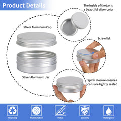 Moretoes airtight seal tin lid for leak-free cosmetic storage
