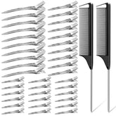 MORGLES 3 sizes metal hair clips large for secure updos and braids