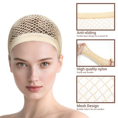 MORGLES sheer mesh cap blends invisibly under wigs for a natural look.
