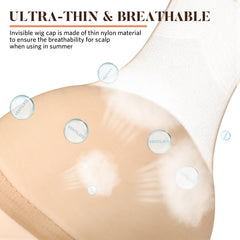 MORGLES breathable nylon cap keeps you cooler on hot days.