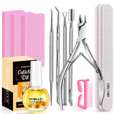 MORGLES Nail File and Buffer Kit full set for at-home manicure.