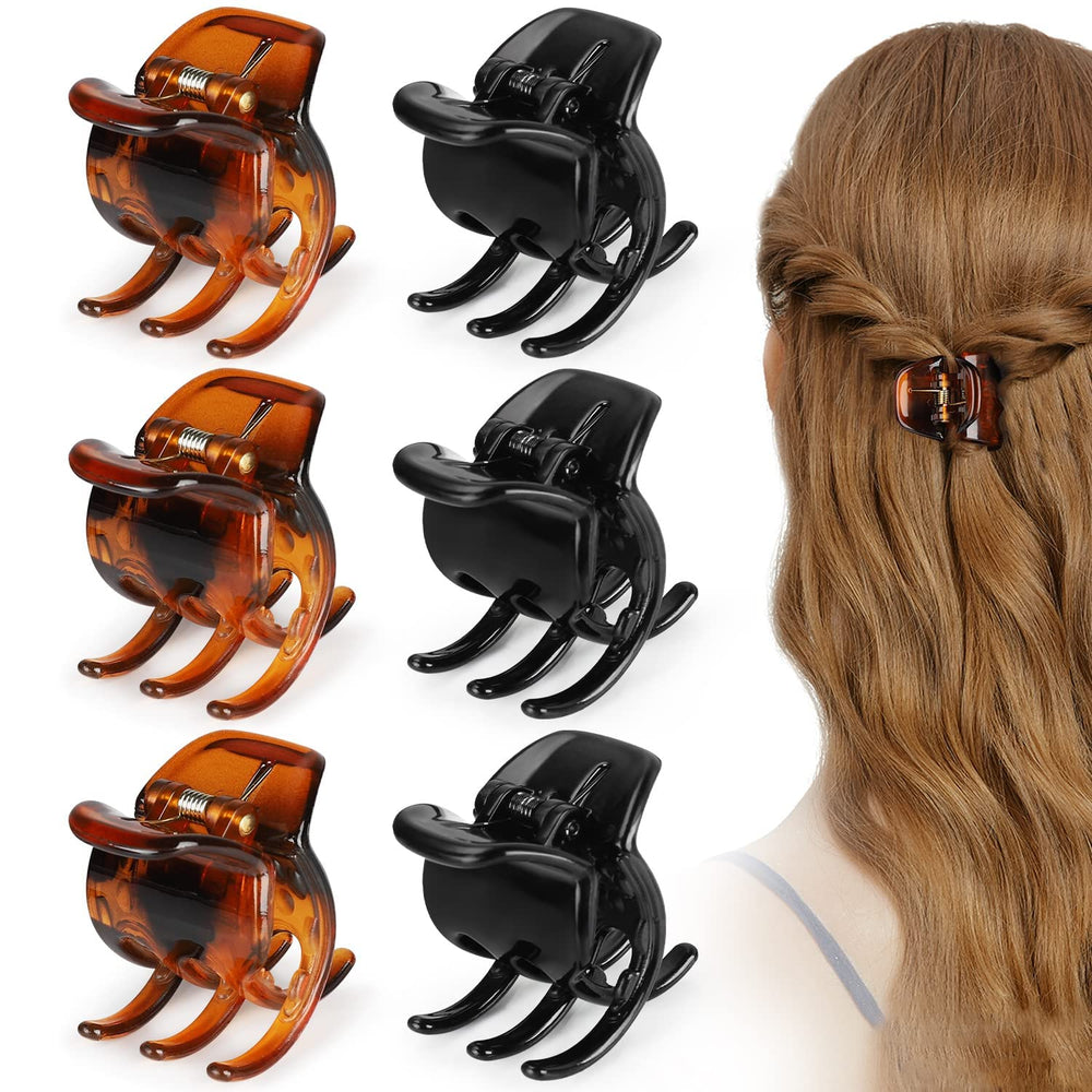 Morhom clips-pelo 6 piezas ofrecen agarre firme para cabello grueso.